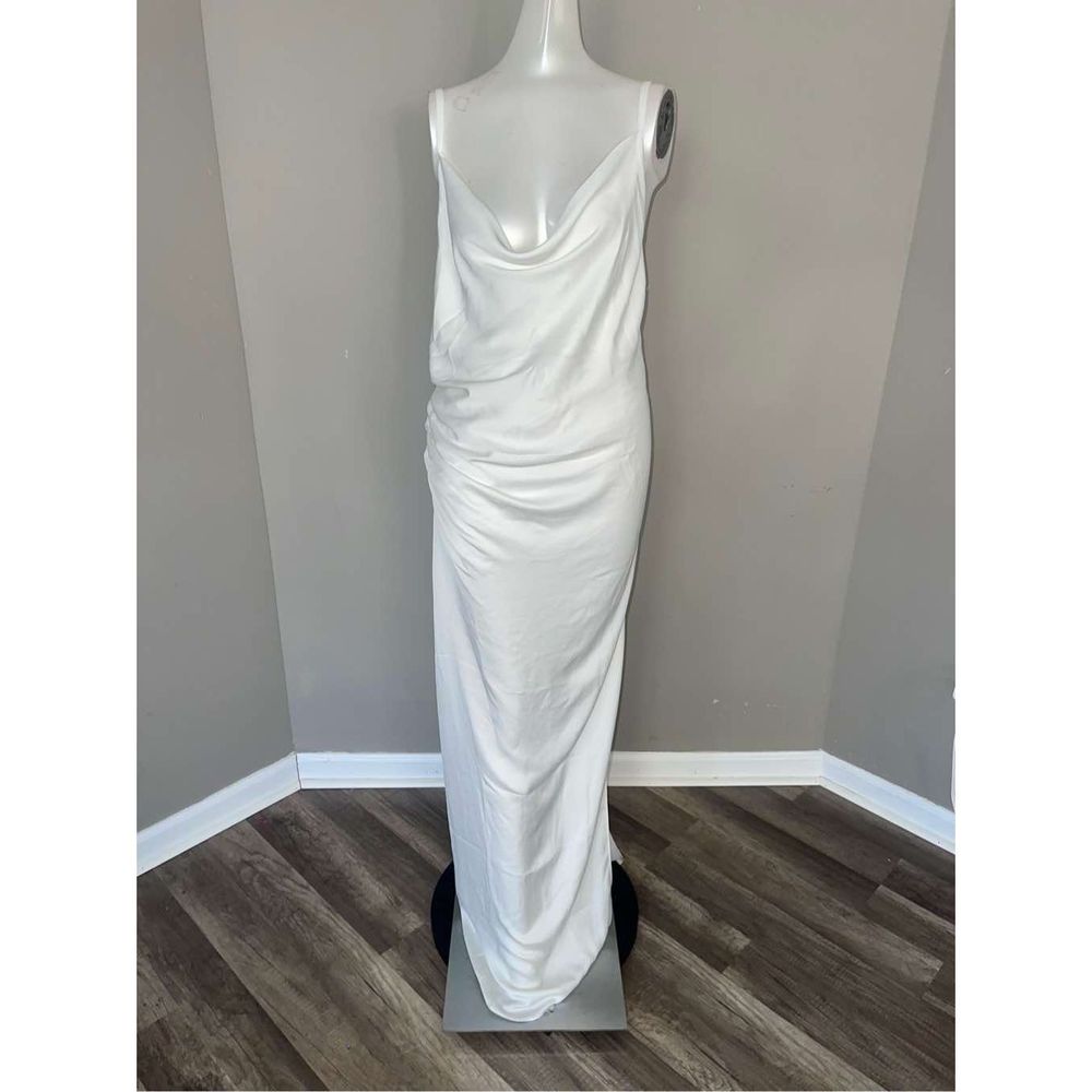 Ramy Brook Marie Cowlneck Evening Gown US 10 $545 - Picture 6 of 9